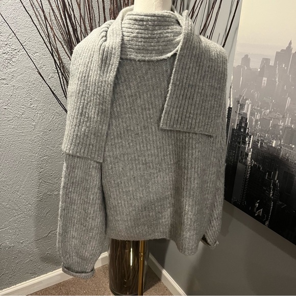 🌸NWOT UNIVERSAL THREAD OVERSIZED GREY CARDIGAN SWEATER SIZE MEDIUM🌸 - Picture 5 of 7